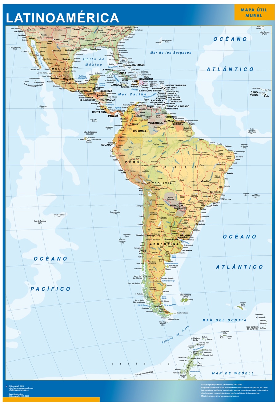 amerique latine carte du monde