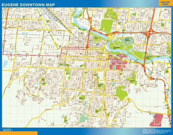 Carte Eugene Downtown