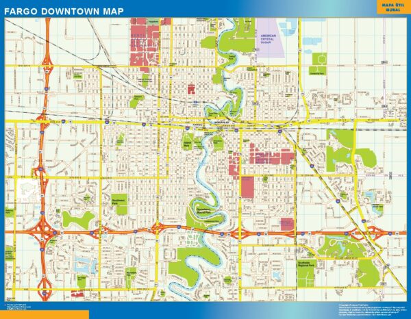 Carte Fargo Downtown