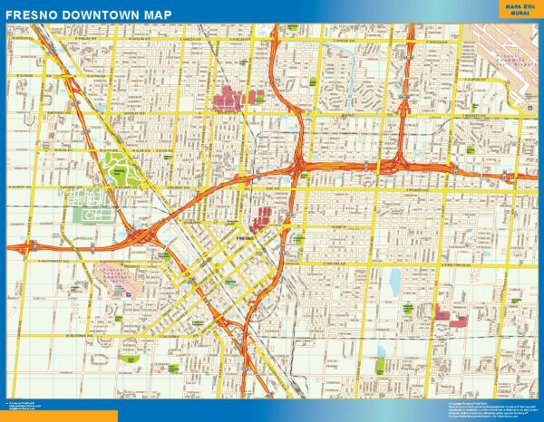 Carte Fresno Downtown