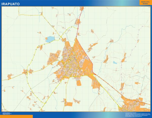 Carte Irapuato Mexique