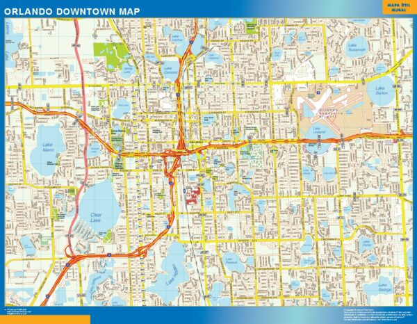 Carte Orlando Downtown
