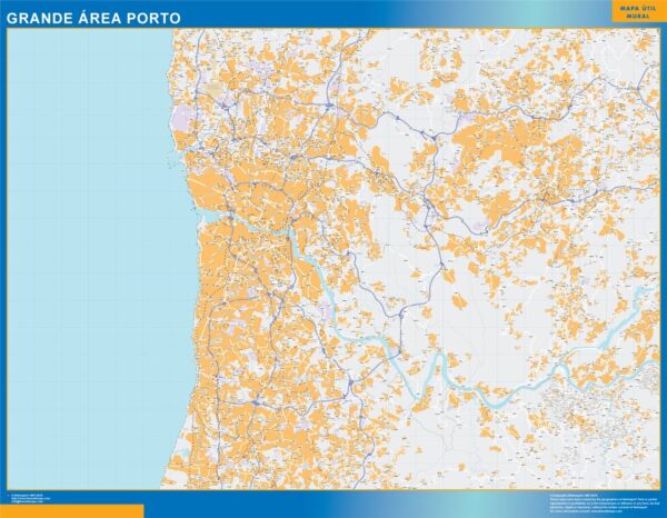 Carte Porto Grande Area Plastifiée