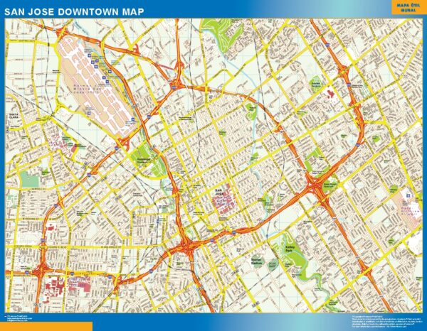 Carte San Jose Downtown