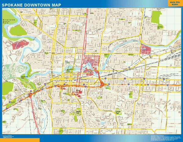 Carte Spokane Downtown