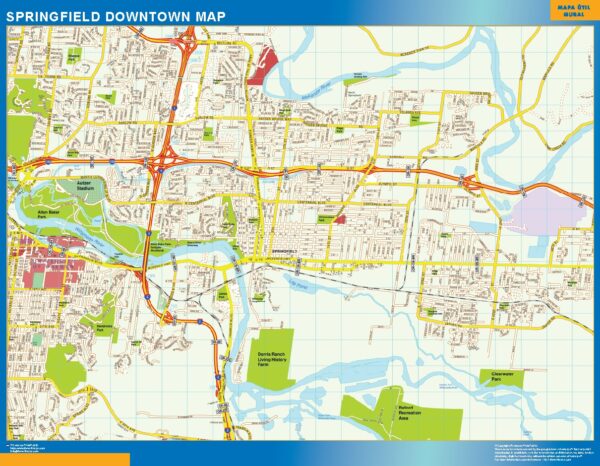 Carte Springfield Downtown