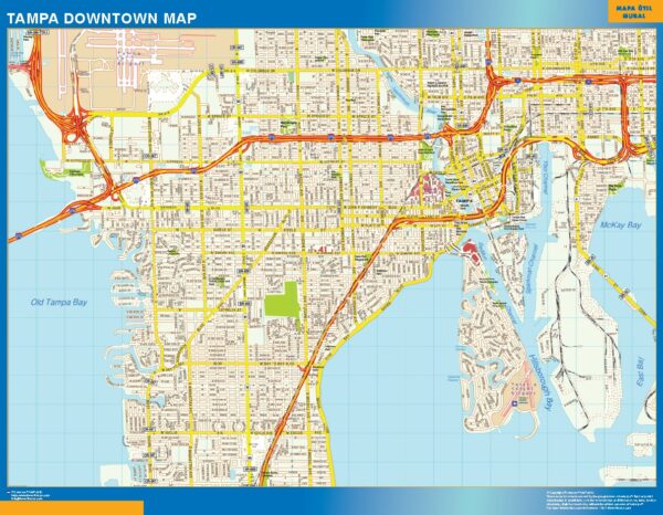 Carte Tampa Downtown