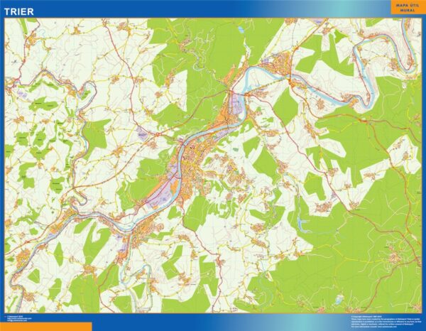 Carte Trier Plastifiée