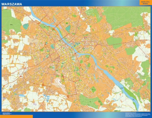 Carte Varsovia Pologne