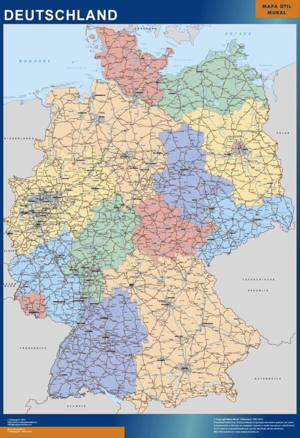 Carte Plastifiée Allemagne
