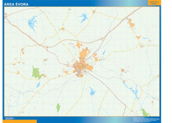 Carte Plastifiée Evora Zone