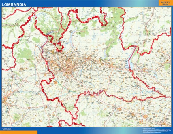 Carte Plastifiée Lombardia
