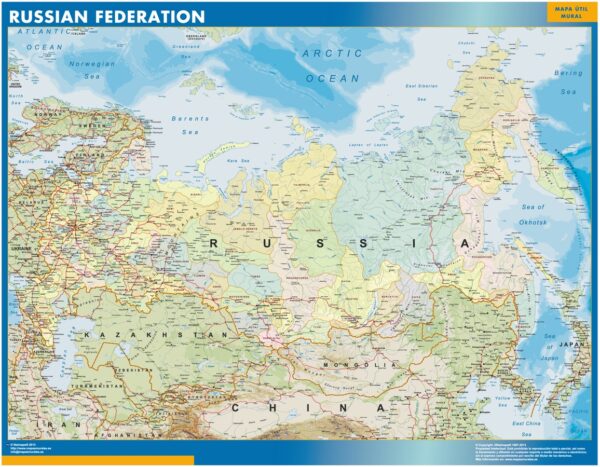 Carte Plastifiée Russie