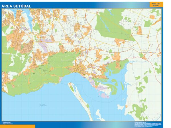 Carte Plastifiée Setubal Zone
