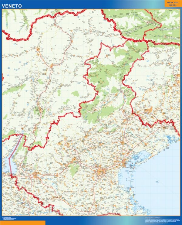 Carte Plastifiée Veneto