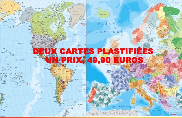 Monde Et Europe Plastifiee