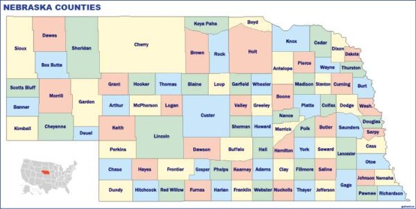 Nebraska Counties