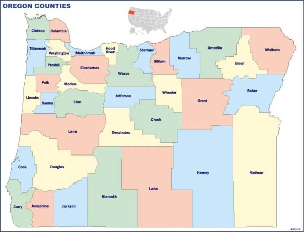 Oregon Counties