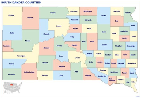 South Dakota Counties