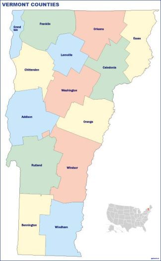 Vermont counties